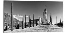 Aluminium print Church of Sant'Abbondio near Montagnola in Ticino