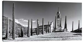 Leinwandbild Kirche Sant'Abbondio bei Montagnola im Tessin - Dieterich Fotografie