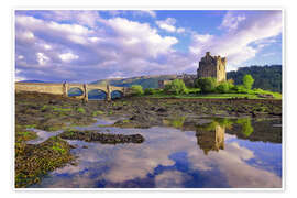 Wandbild Donan Island Castle Schottland - Patrick Lohmüller