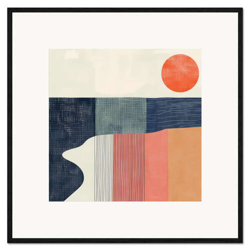 Gerahmter Kunstdruck Azure Mirage