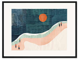 Gerahmter Kunstdruck Illusions of the Endless Shore - DejaReve