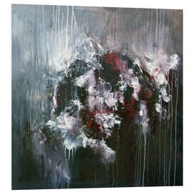 Hartschaumbild Floral Abstract