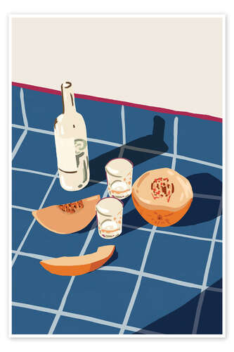 Poster Melon Vodka Shots