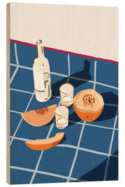 Wood print Melon Vodka Shots - 83 Oranges