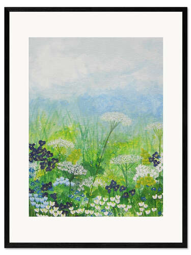 Impresión de arte enmarcada Cottage-Garden