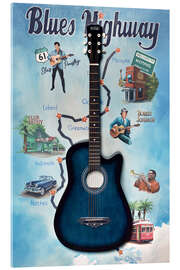 Acrylglasbild Blues Highway - Georg Huber