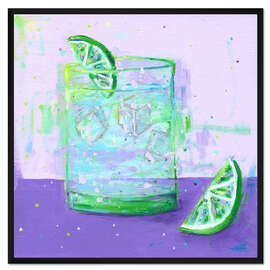 Gerahmter Kunstdruck Wodka Tonic