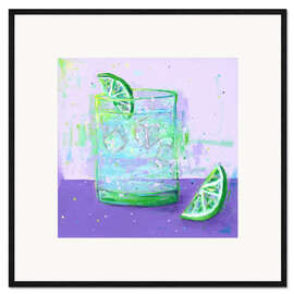 Framed art print Vodka and Tonic