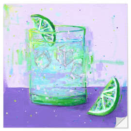 Vinilo para la pared Vodka and Tonic