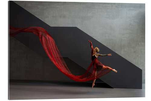 Gallery print Ballerina with scarf
