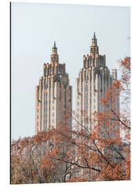 Quadro em alumínio Central Park Buildings, New York City