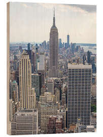 Cuadro de madera Empire State Building, NYC I