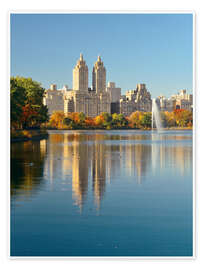 Tavla New York, pond in Central Park and El Dorado - Nikita Abakumov