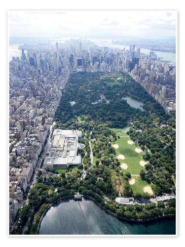 Póster NYC Central Park aerial view