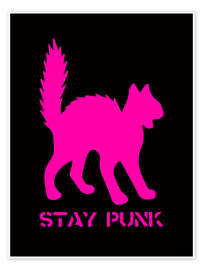 Wall print Stay Punk - dolceQ