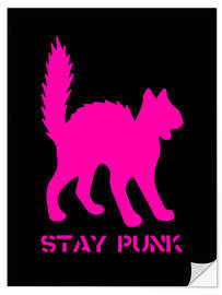 Wandsticker Stay Punk