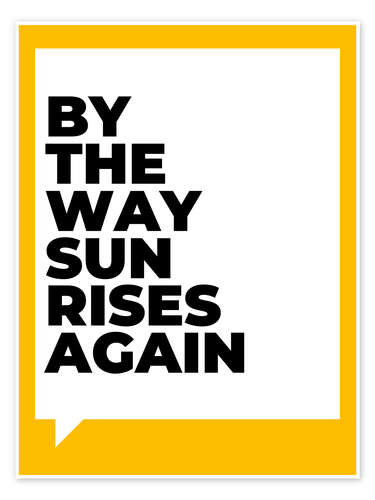 Poster Sun rises again