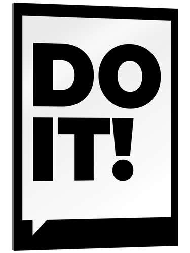 Tableau en verre acrylique Do it!