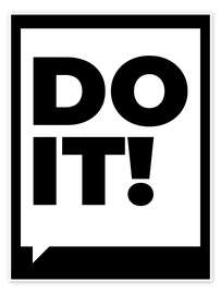 Wall print Do it! - dolceQ