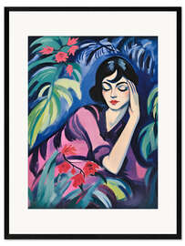 Framed art print Blue Daydream