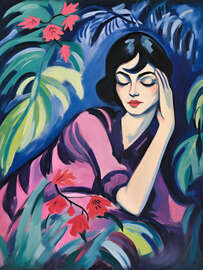 Magnettafel Blaue Träumerei