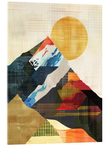 Tableau en verre acrylique Sunlit Elevation