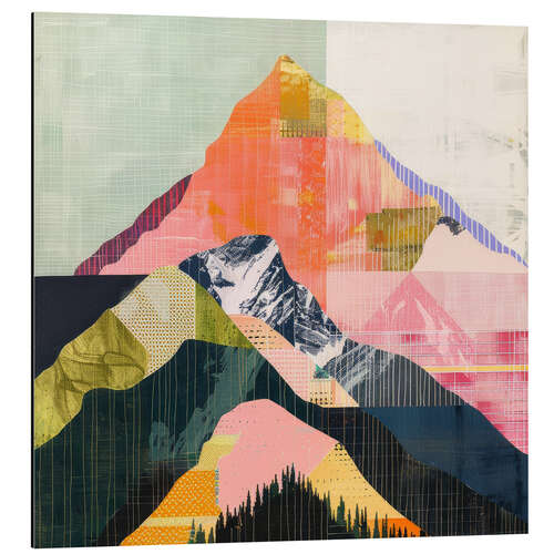Aluminium print Mountain Sunrise Reverie