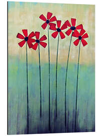 Cuadro de aluminio Crazy Daisies - Herb Dickinson