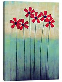 Canvas print Crazy Daisies - Herb Dickinson