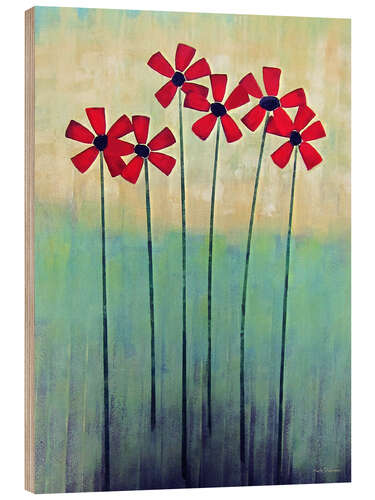 Holzbild Crazy Daisies