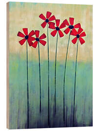 Holzbild Crazy Daisies - Herb Dickinson