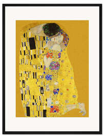 Gerahmter Kunstdruck Der Kuss