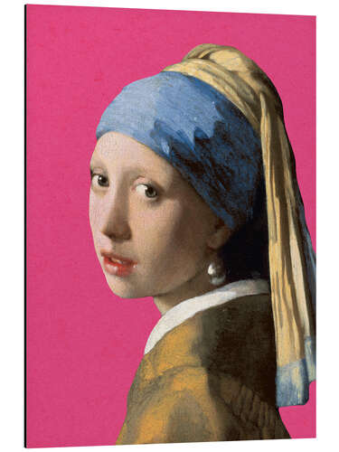 Aluminium print Girl With a Pearl Earring