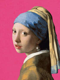 Magnettafel Das Mädchen mit dem Perlenohrgehänge