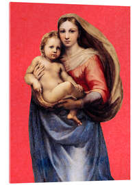 Akryylilasitaulu Sistine Madonna - Raffael