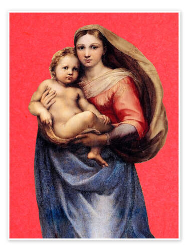 Póster Madonna Sixtina