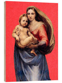 Puutaulu Sistine Madonna - Raffael