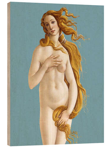 Holzbild Die Geburt der Venus