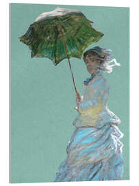 Gallery Print Frau mit Sonnenschirm