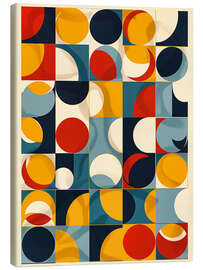 Canvas print Abstract Retro Moon Phases