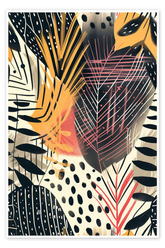 Poster Boho Garten der Finsternis