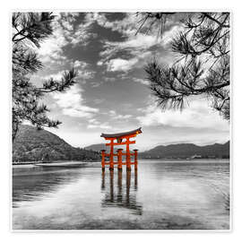 Stampa Vermilion Gate of Itsukushima Shrine on Miyajima - Melanie Viola