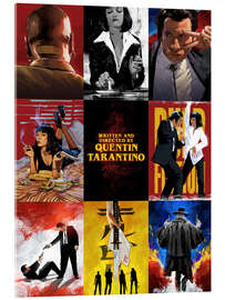 Akryylilasitaulu Written and Directed by Quentin Tarantino - Nikita Abakumov