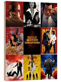 Holzbild Written and Directed by Quentin Tarantino - Nikita Abakumov