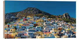 Holzbild Menetes, Karpathos Insel, Griechenland - Michael Rucker
