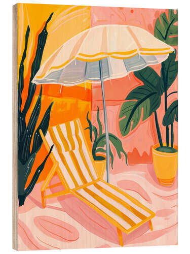 Cuadro de madera Summer mood ON