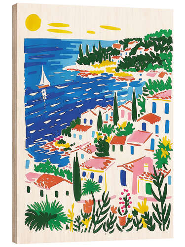Quadro de madeira Idyllic July