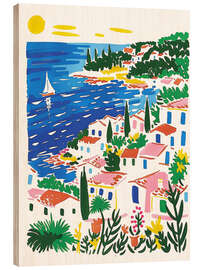 Quadro de madeira Idyllic July - DejaReve