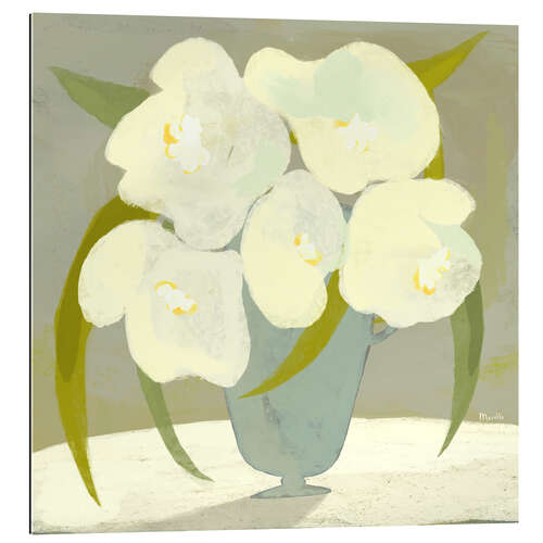 Gallery print Vase with white flowers
