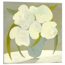 Gallery print Vase with white flowers